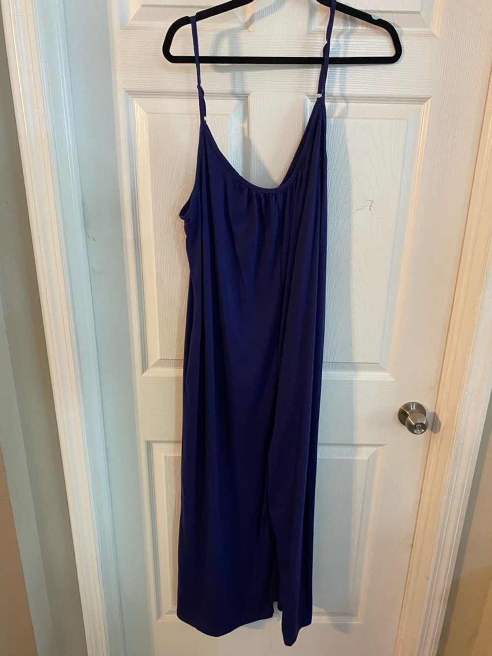 Women's Slip jumpsuit  in Deep royal blue  -  Spaghetti Strap